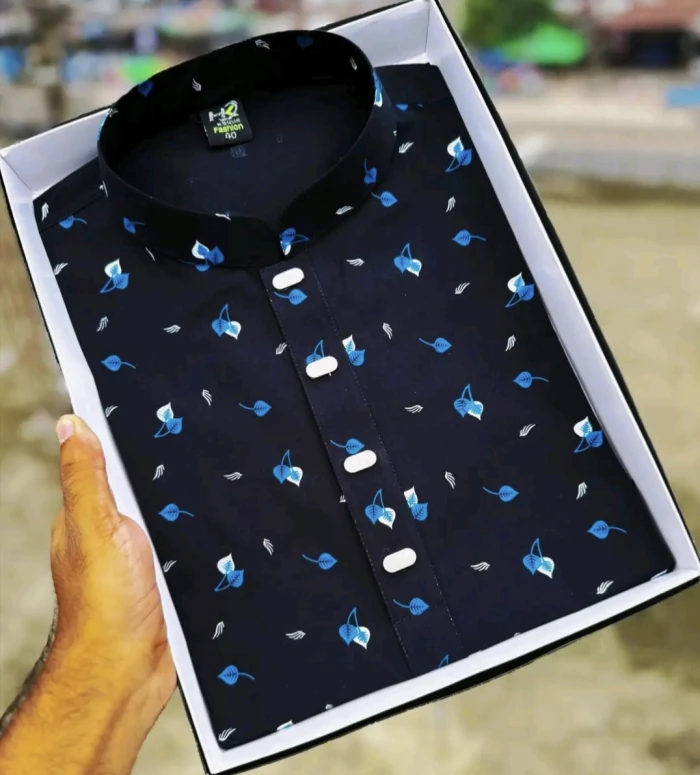 কটন পান পাতা কালোর উপরে গ্রীন 303